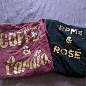 Flywheel workout shirts (bundle)